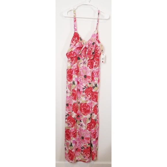 Ophelia Roe Dresses & Skirts - Ophelia Roe Floral Maxi Spaghetti Strap Dress